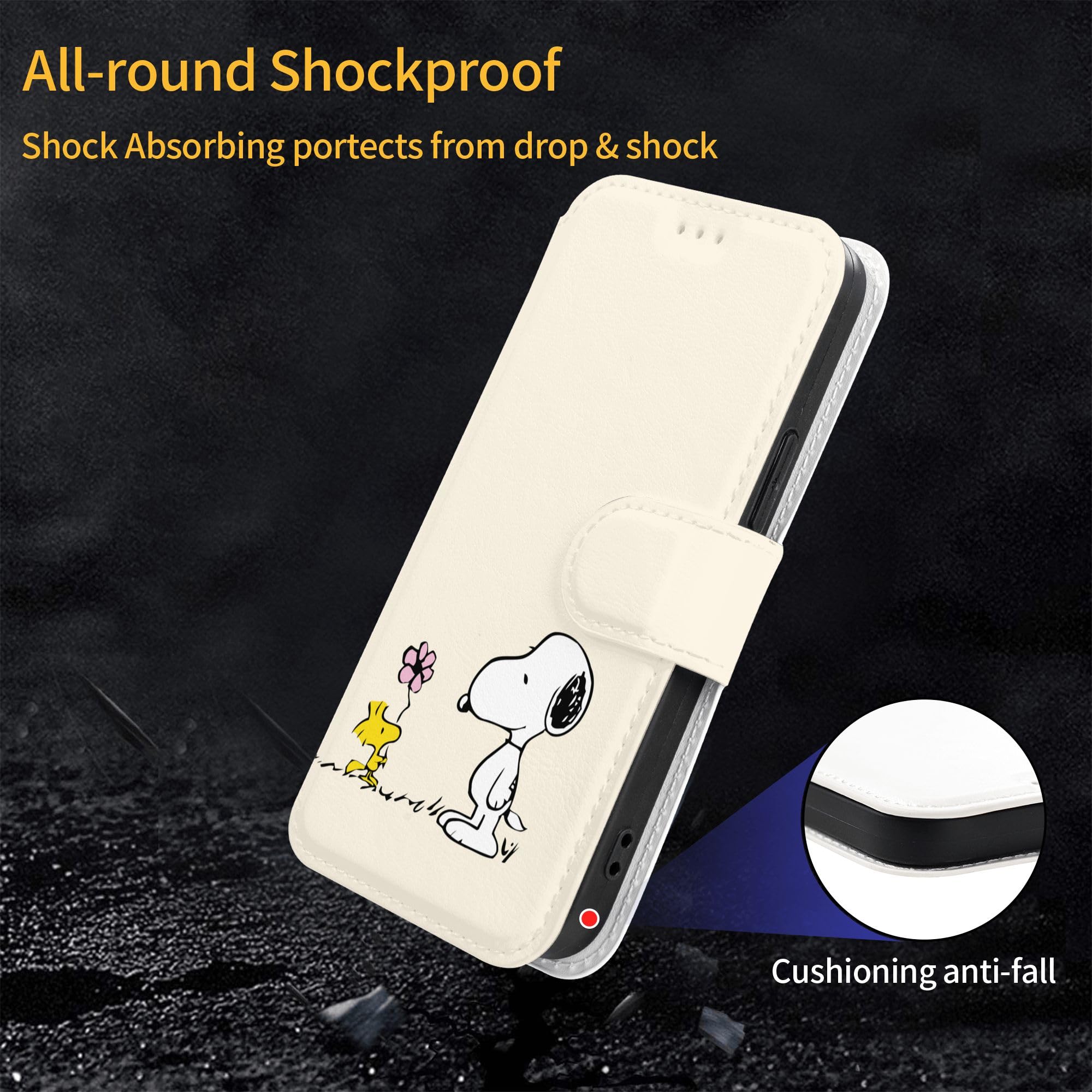 Amazon.co.jp: OPPO Reno5a ケース スヌーピー 手帳型